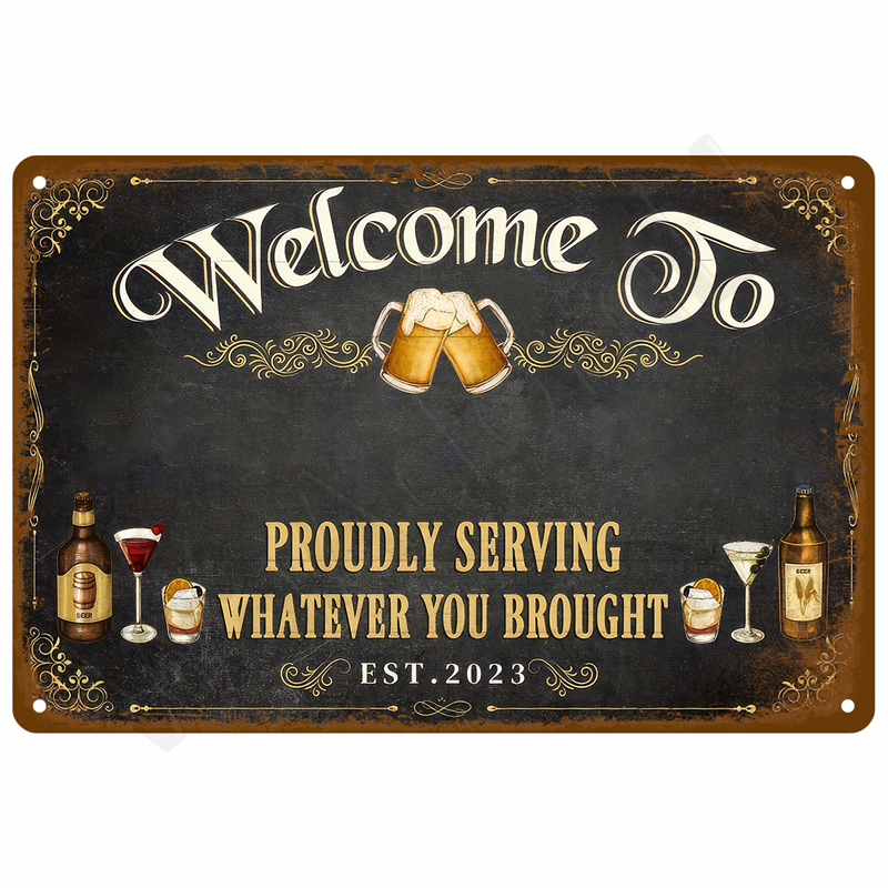 Vintage Metal Plate Sign Plate - Vintage Items recension och pris