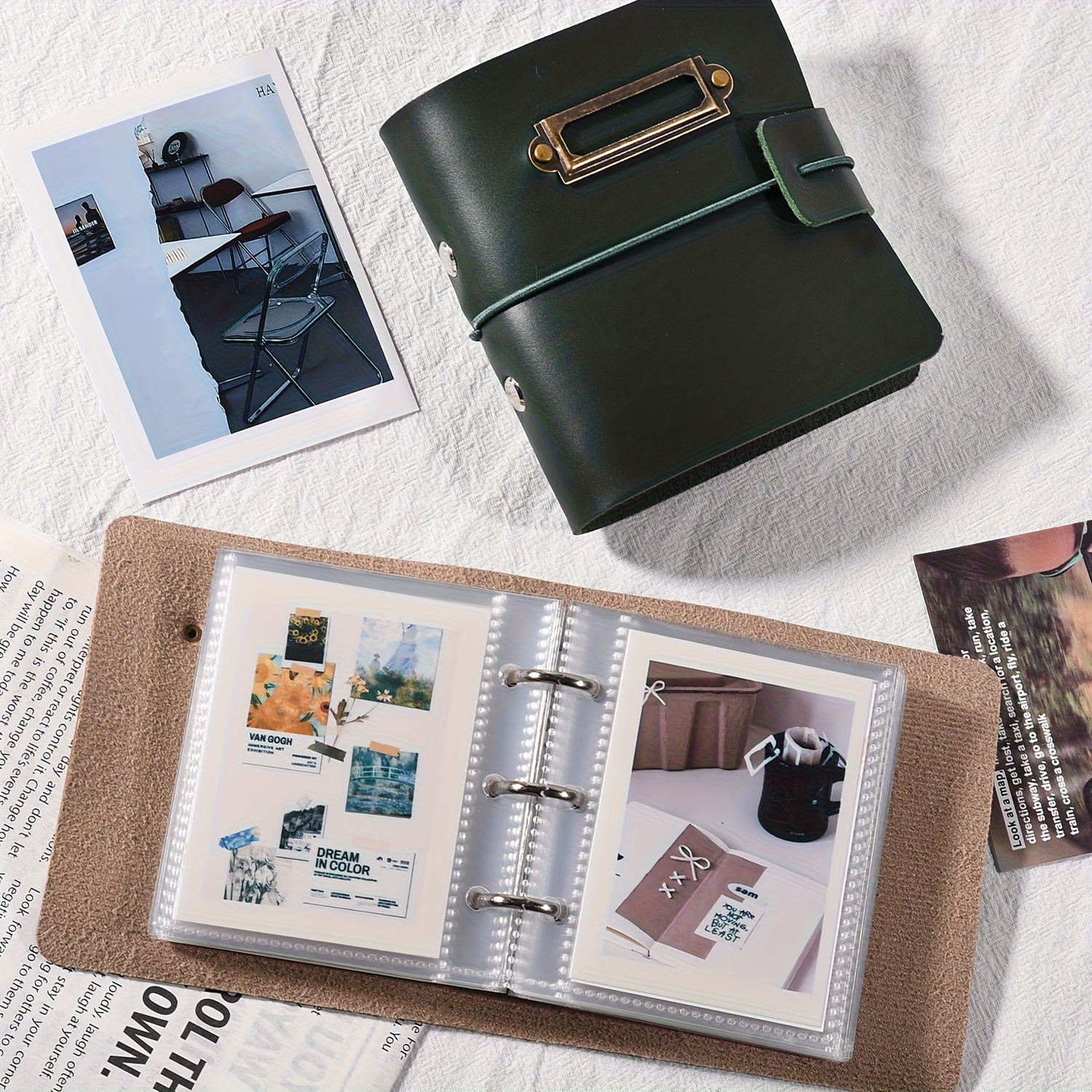 Photo Album Storage, Retro Lea - Polaroid Photo Album recension och pris