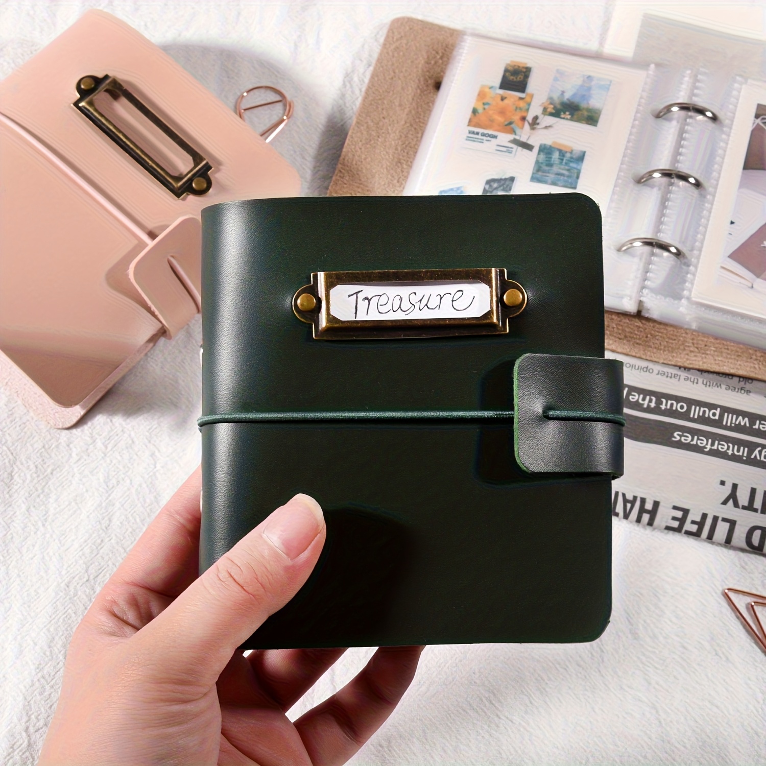 Photo Album Storage, Retro Lea - Polaroid Photo Album recension och pris