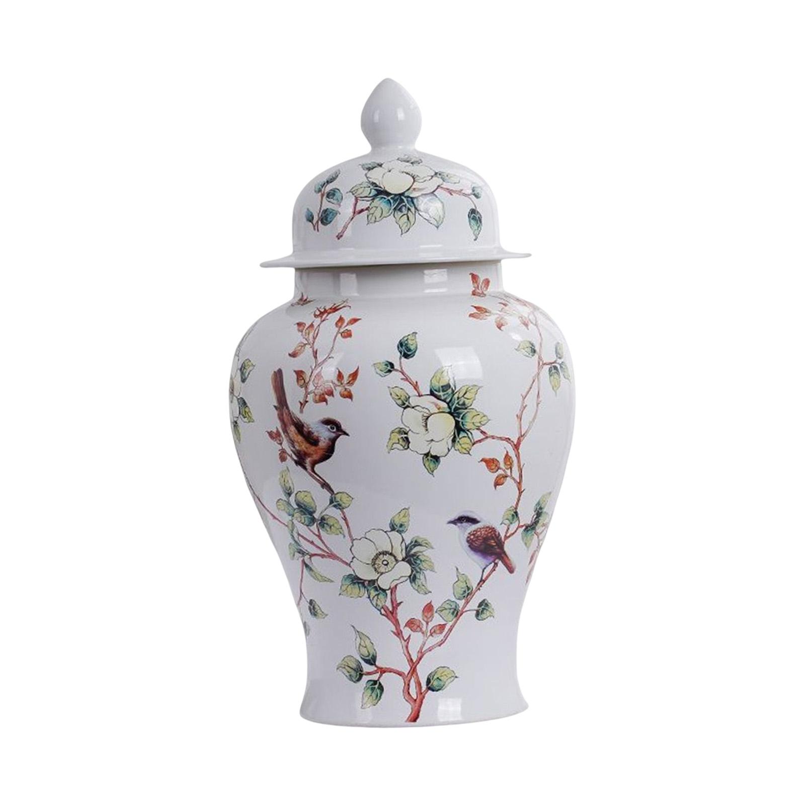 Ceramic Ginger Jar Vase Vintag - Vintage Collectible Bottles recension och pris