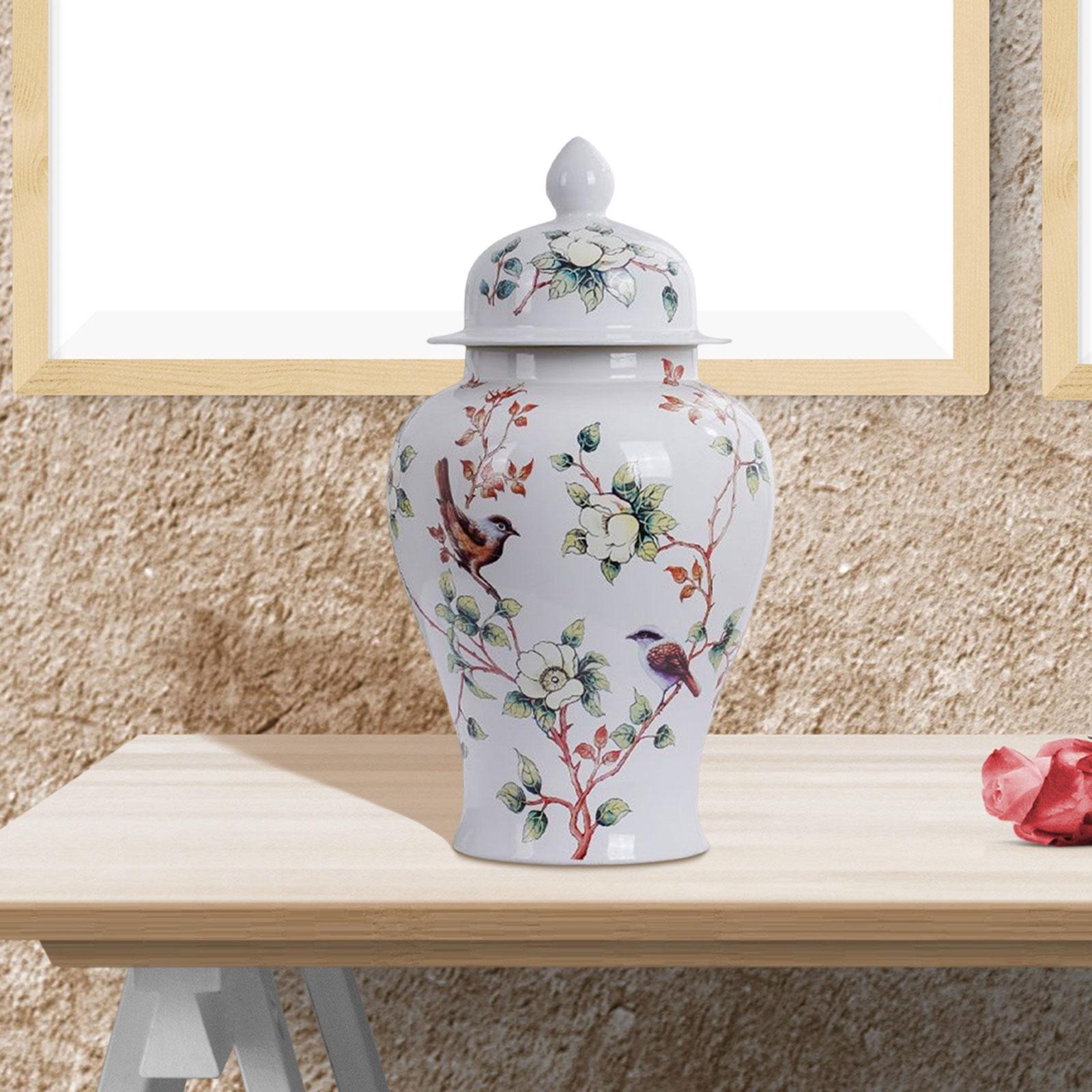 Ceramic Ginger Jar Vase Vintag - Vintage Collectible Bottles recension och pris