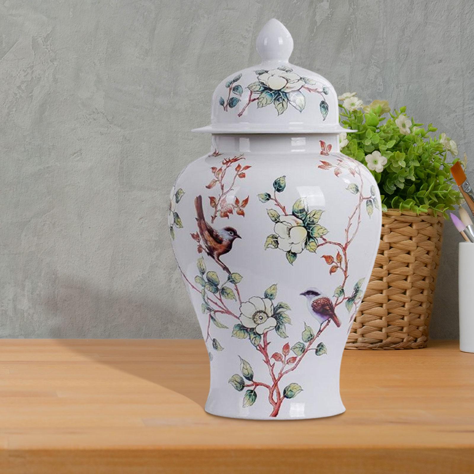 Ceramic Ginger Jar Vase Vintag - Vintage Collectible Bottles recension och pris