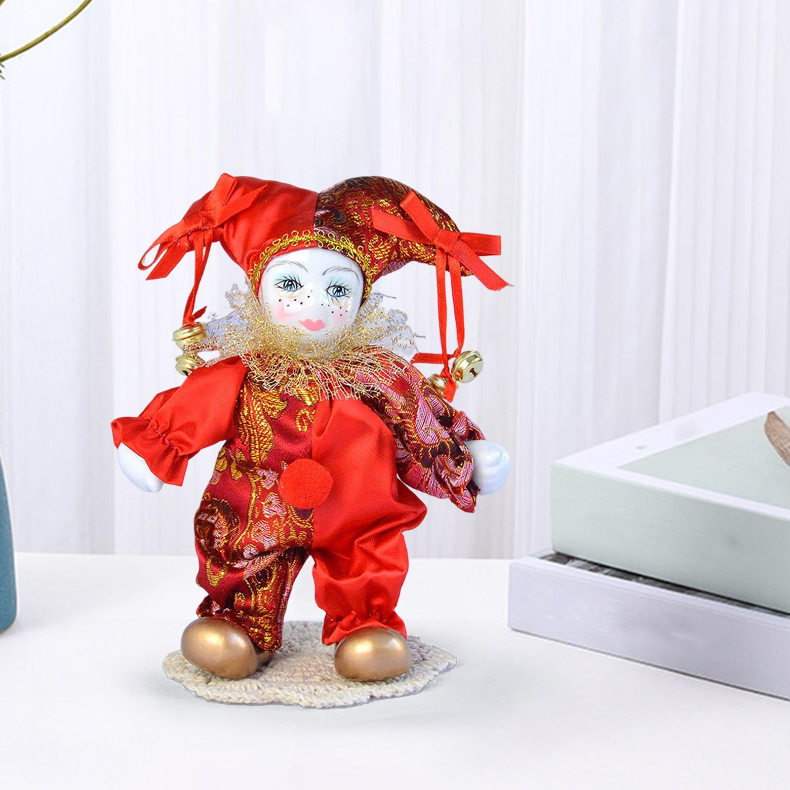 7 inch Clown dolls Display Ant - Vintage Collectible Clowns recension och pris